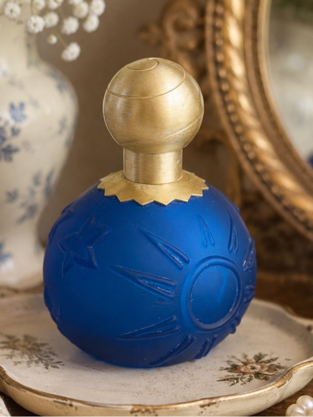 Vintage EMPTY Karl Lagerfeld Sun Moon Stars Perfume Bottle. 1990’s | No Box 50ml - Picture 1 of 6
